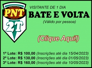 Visitante - BATE & VOLTA (Sábado)