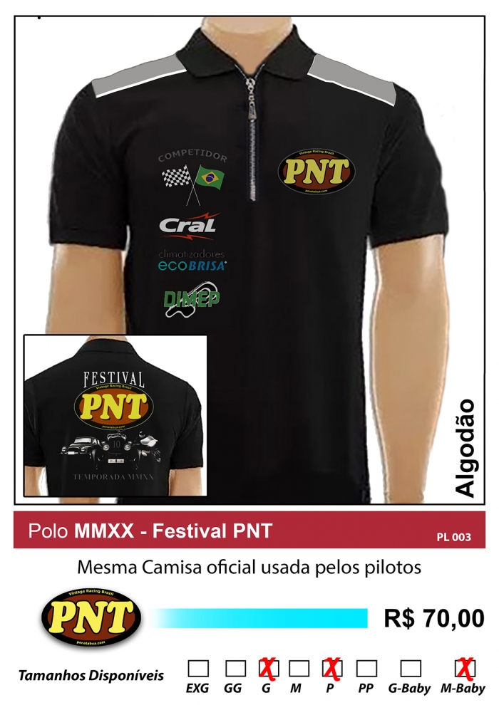 Camisa Polo - Festival PNT 2020 - ESGOTADO