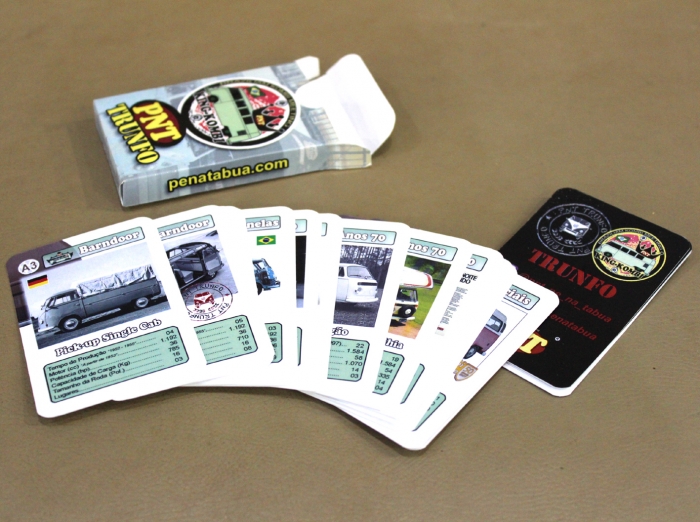 Trunfo - King-Kombi (2ª série) = Baralho de 28 cartas - versão melhorada da 1ª série com caixinha mais dura